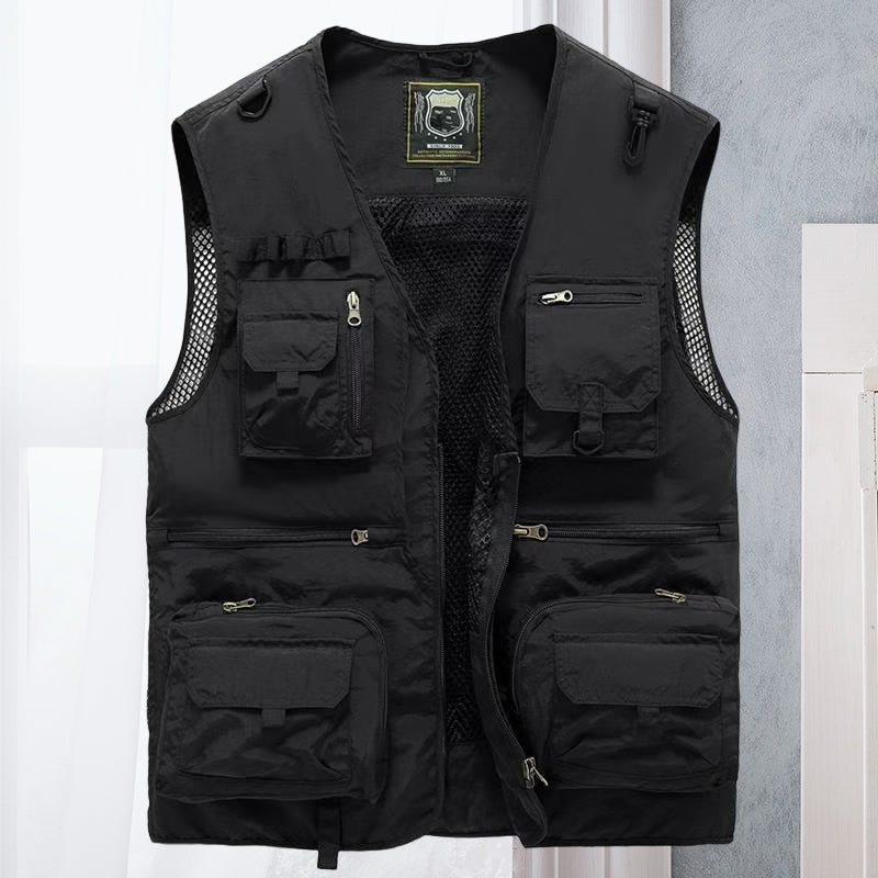 Mikel | Chaleco Multibolsillos Outdoor Hombre Transpirable
