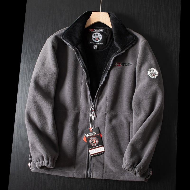 Mikel | Chaqueta Polar Hombre Cuello Alto Cremallera Completa
