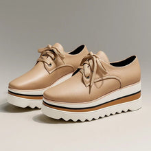 Mireia | Zapatillas de Vestir Oxford Plataforma Mujer Cordones