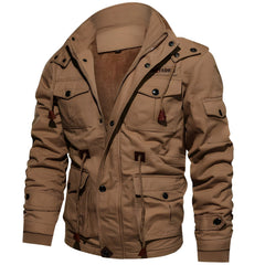 Nacho | Chaqueta Militar Hombre Multibolsillos Forro Interior