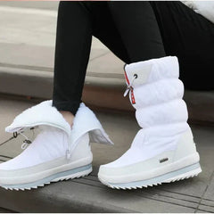 Nahia | Botas de Invierno Impermeables Mujer Acolchadas Caña Alta