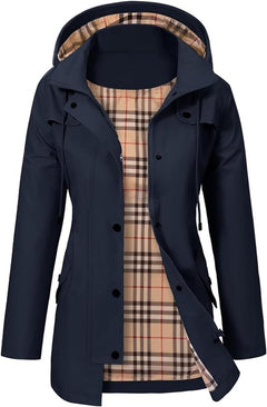Naia | Anorak Impermeable Mujer con Capucha Cortavientos
