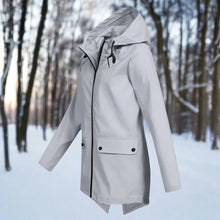 Naia | Parka Impermeable Mujer con Capucha Chaqueta Impermeable