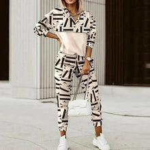 Natalia | Conjunto Deportivo Estampado Mujer Sudadera Cremallera Jogger