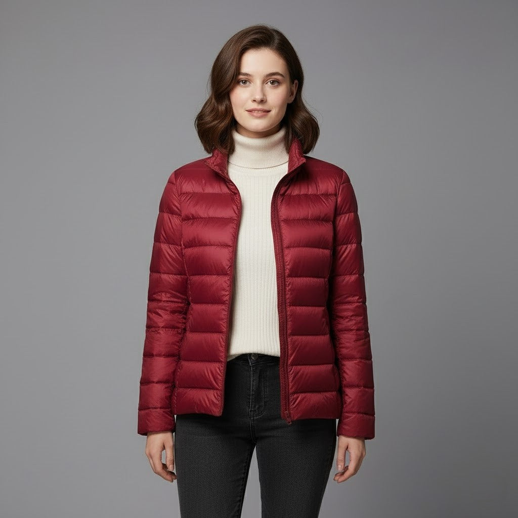 Nerea | Chaqueta Acolchada Puffer Jacket Mujer Cuello Alto