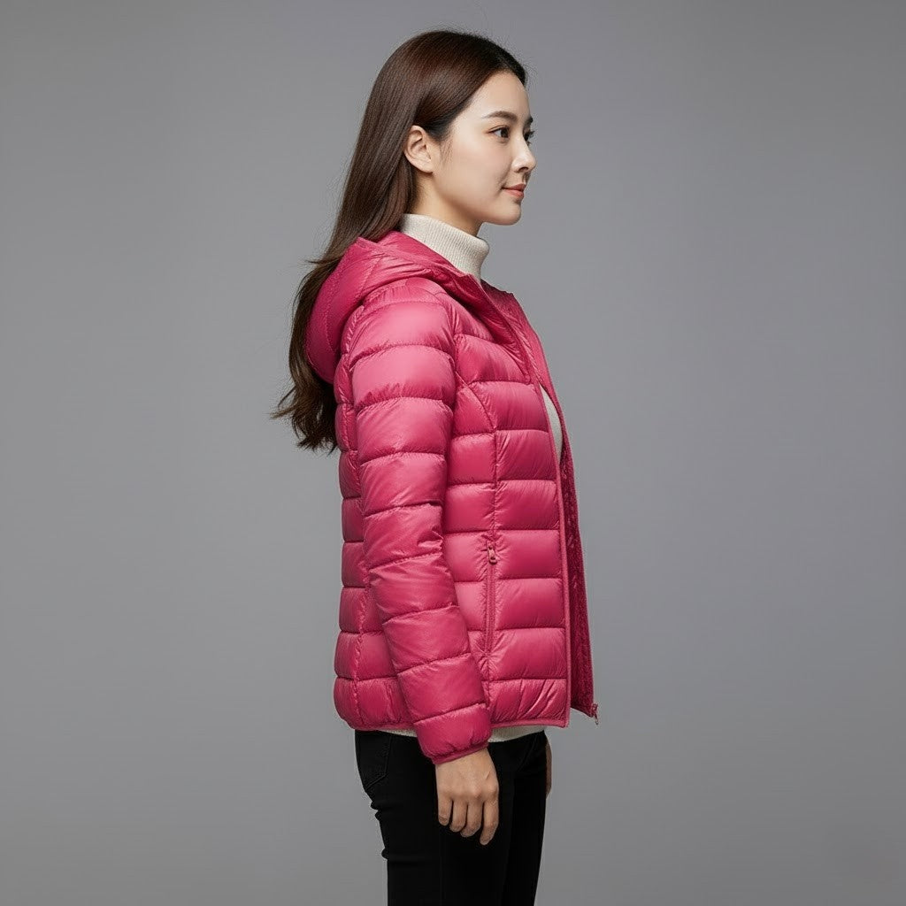Nerea | Chaqueta Acolchada Puffer Jacket Mujer Cuello Alto