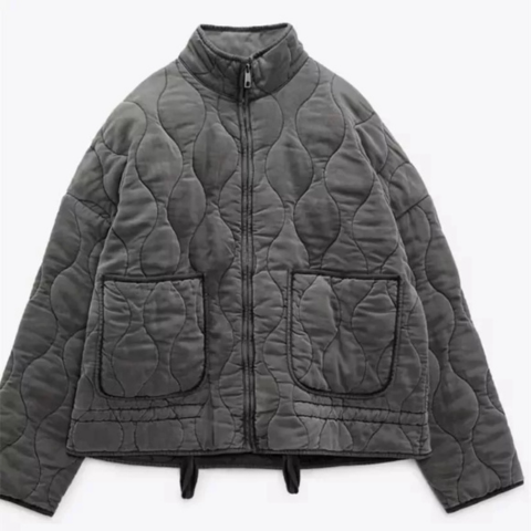 Nerea | Chaqueta Bomber Acolchada Mujer Cuello Alto Cremallera
