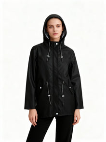Nerea | Chubasquero Impermeable Mujer con Capucha Ajustable