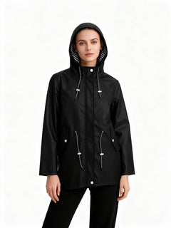 Nerea | Chubasquero Impermeable Mujer con Capucha Ajustable