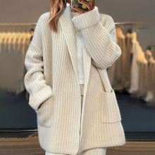 Nerea | Jersey de Punto de Lana Oversize Mujer Bolsillos