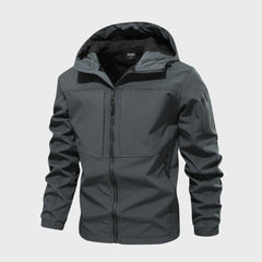 Nicolás | Anorak Softshell Hombre con Capucha Bolsillos Cremallera