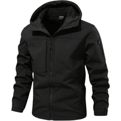 Nicolás | Anorak Softshell Hombre con Capucha Bolsillos Cremallera