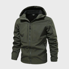 Nicolás | Anorak Softshell Hombre con Capucha Bolsillos Cremallera