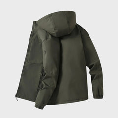 Nicolás | Anorak Softshell Hombre con Capucha Bolsillos Cremallera