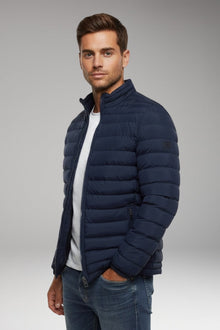 Nicolás | Chaqueta Acolchada Bomber Hombre Cuello Alto Cremallera
