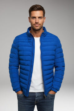 Nicolás | Chaqueta Acolchada Bomber Hombre Cuello Alto Cremallera