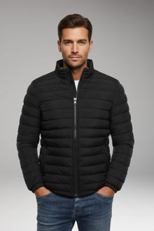 Nicolás | Chaqueta Acolchada Bomber Hombre Cuello Alto Cremallera