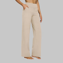 Noelia | Pantalón de Jersey de Pierna Ancha Mujer Cintura Alta