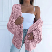 Nuria | Cárdigan de Punto Grueso Oversize Mujer Manga Larga