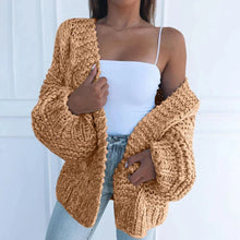 Nuria | Cárdigan de Punto Grueso Oversize Mujer Manga Larga