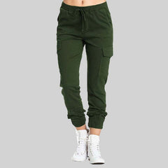 Nuria | Pantalones Cargo Mujer Jogger Cintura Elástica