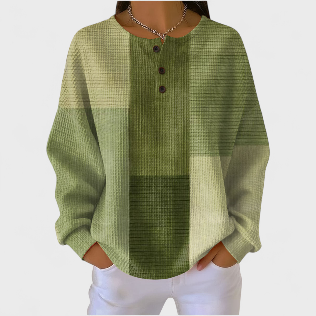 Nuria | Women's Christmas Print Long Sleeve Sweatshirt