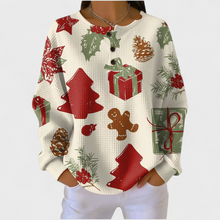 Nuria | Women's Christmas Print Long Sleeve Sweatshirt