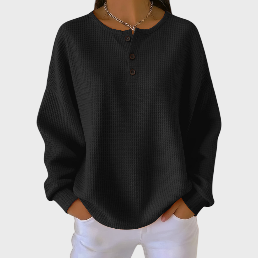 Nuria | Women's Christmas Print Long Sleeve Sweatshirt