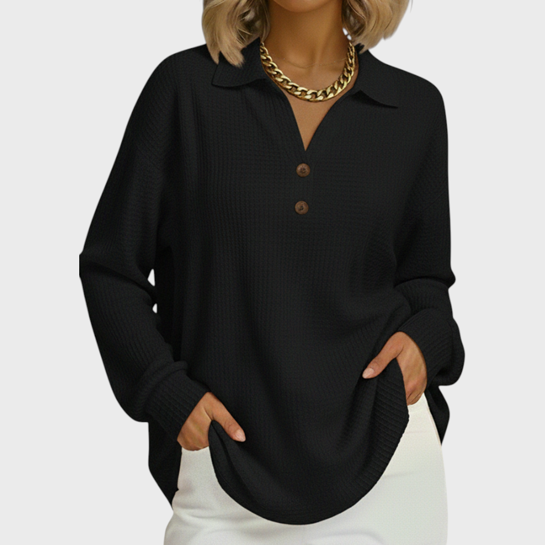 Nuria | Women's Christmas Print Long Sleeve Sweatshirt
