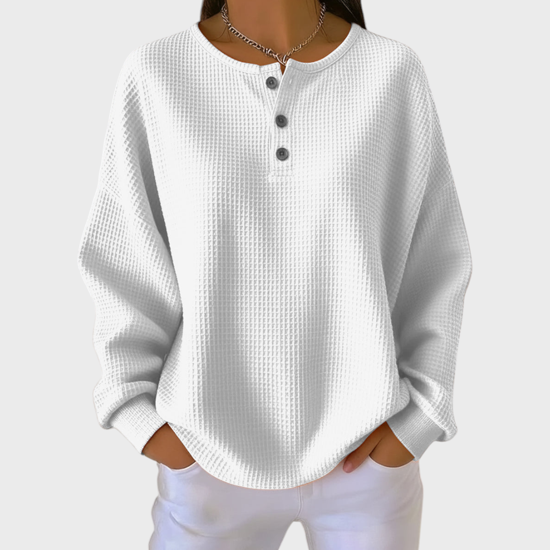 Nuria | Women's Christmas Print Long Sleeve Sweatshirt