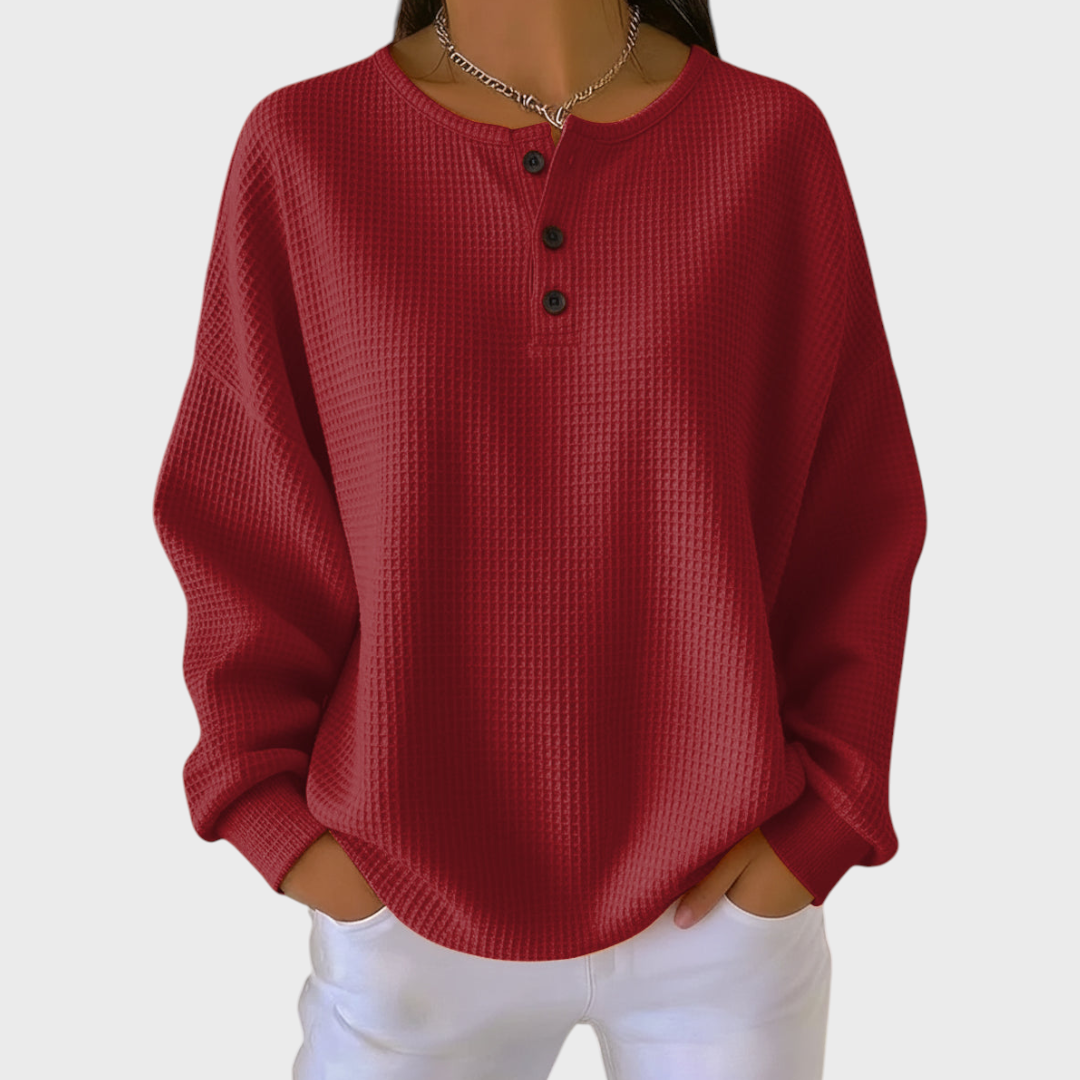 Nuria | Women's Christmas Print Long Sleeve Sweatshirt