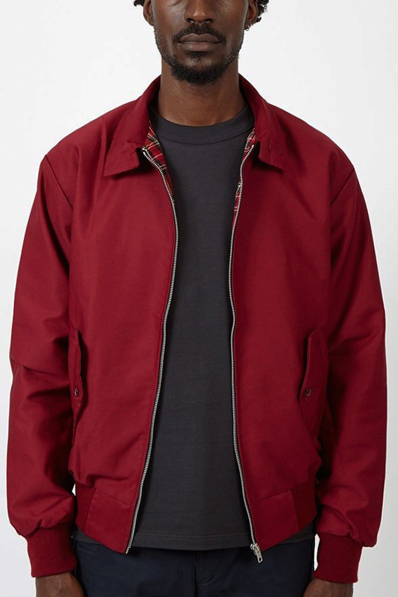 Oriol | Chaqueta Harrington Hombre Forro Tartán Cremallera