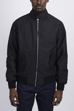 Oriol | Chaqueta Harrington Hombre Forro Tartán Cremallera