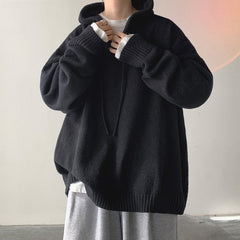 Oriol | Sudadera de Punto Oversize con Capucha Hombre