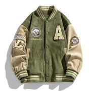 Oriol | Varsity Jacket Hombre Parches Bordados Botones