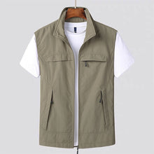 Óscar | Gilet Ligero Hombre Cuello Alto Bolsillos con Cremallera