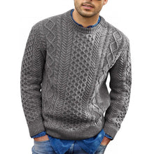Óscar | Jersey de Punto Cuello Redondo Hombre Trenzado