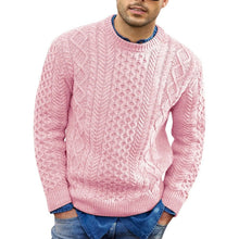 Óscar | Jersey de Punto Cuello Redondo Hombre Trenzado