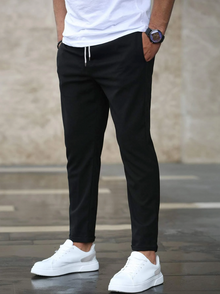 Pau | Pantalón Deportivo Hombre Cintura Elástica Corte Slim