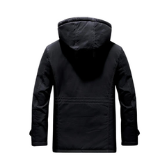 Pau | Parka Hombre Acolchada con Capucha Forro Polar