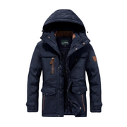 Pau | Parka Hombre Acolchada con Capucha Forro Polar