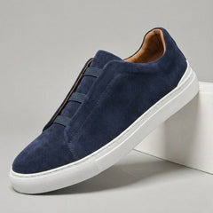 Pau | Sneakers de Ante Sin Cordones Hombre