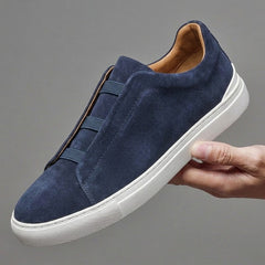 Pau | Sneakers de Ante Sin Cordones Hombre