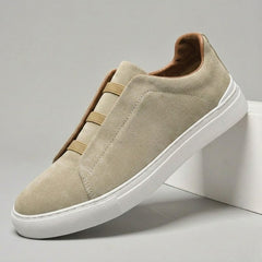 Pau | Sneakers de Ante Sin Cordones Hombre