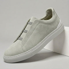 Pau | Sneakers de Ante Sin Cordones Hombre