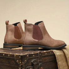 Rafael | Chelsea Boots Hombre Slip-On Cuero Sintético Suela Bloque
