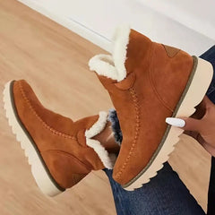 Rebeca | Botas Australianas de Ante Mujer Forro Borreguito Plataforma
