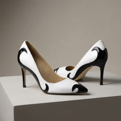 Rebeca | Zapatos de Tacón Stiletto Punta Fina Mujer Bicolor