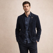 Rodrigo | Blazer de Pana Hombre Americana Entallada Forro Estampado