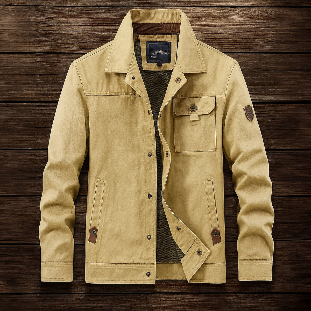 Rodrigo | Chaqueta Militar Hombre de Algodón Utilitaria Multipocket